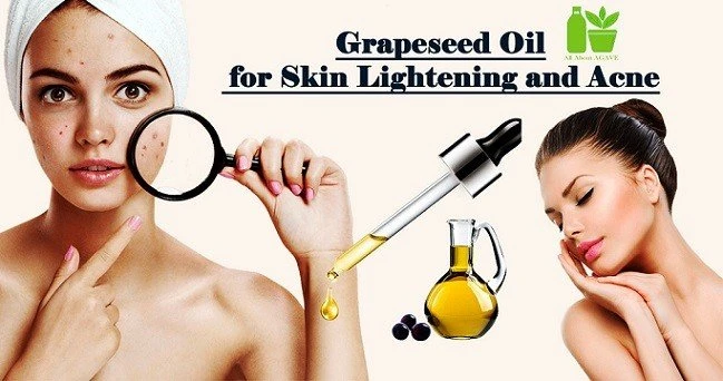 Grapeseed Oil For Skin Lightening And Acne