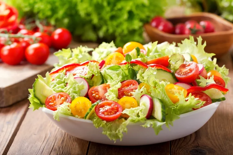 Ingredients in The Easy Tomato Cucumber Salad