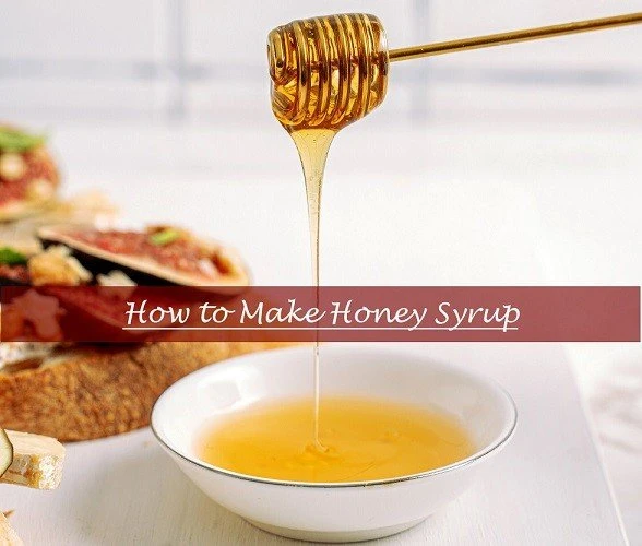 Making Honey Simple Syrup