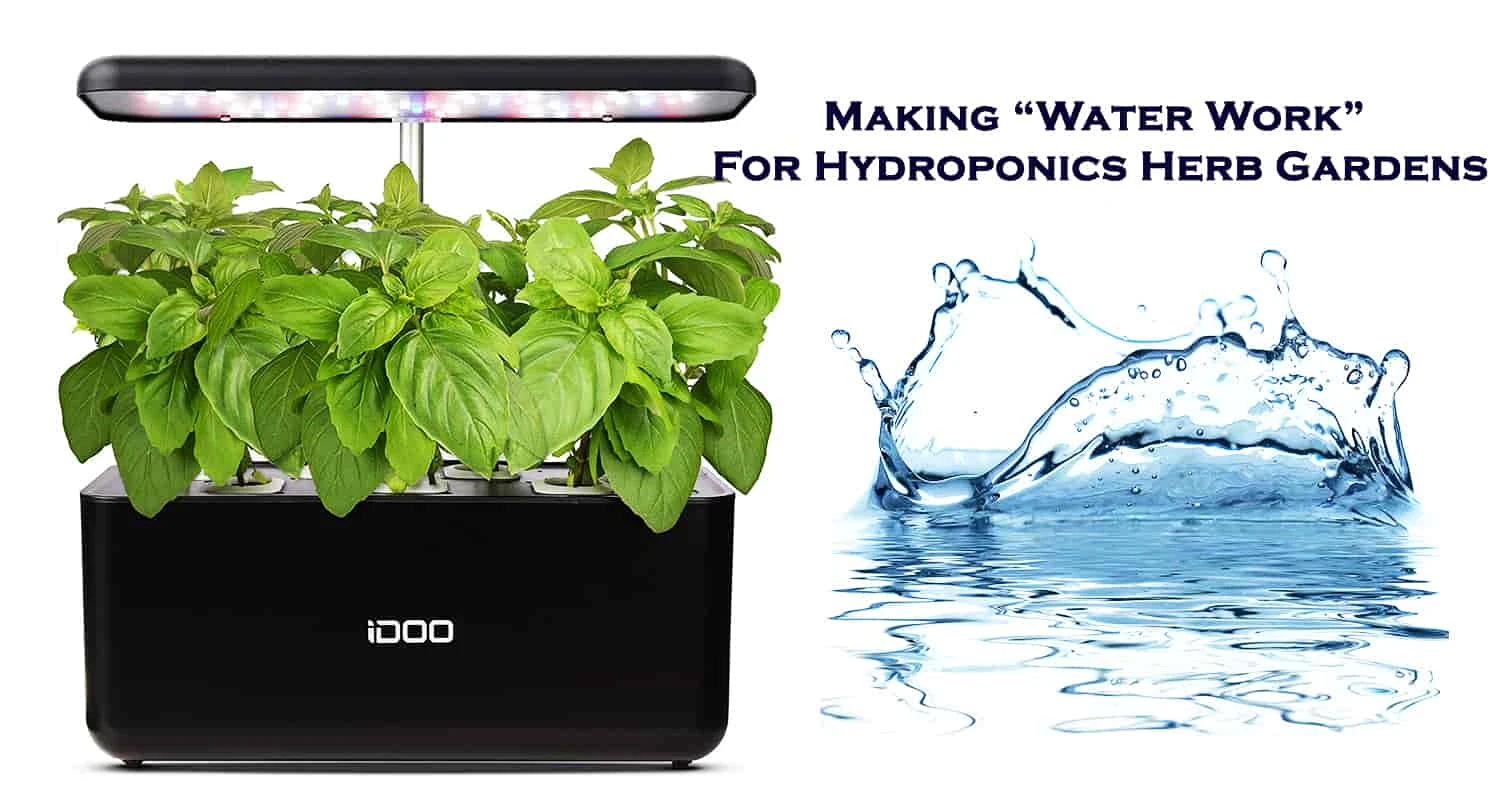 Making Water Work For Hydroponics Herb Gardens