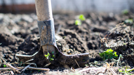 Mixing Compost